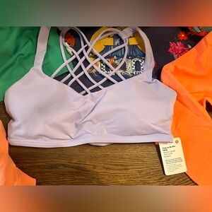 NWT LULULEMON Free to Be Bra - Wild LILAC SMOKE Size 8 New